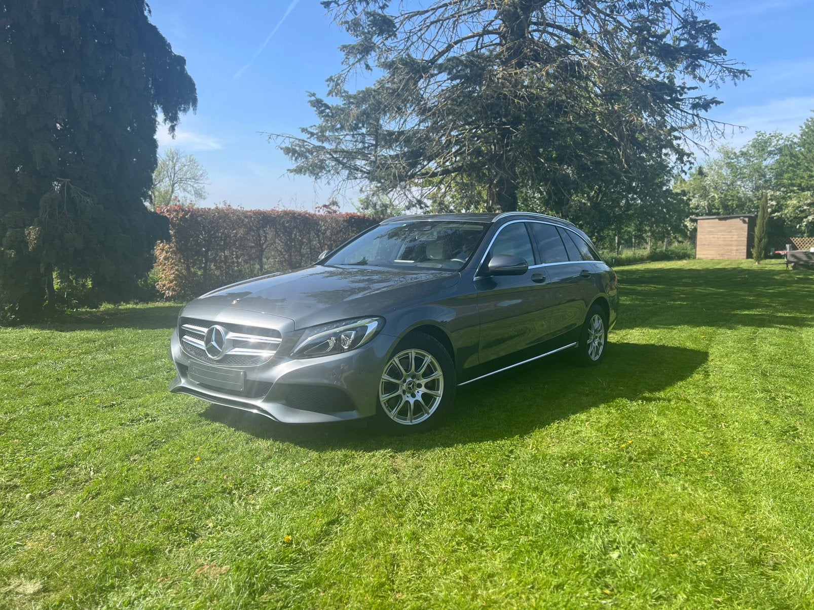 Mercedes classe C 200 2,2D, Auto's, Mercedes-Benz, Automaat, Beige, Leder, Diesel