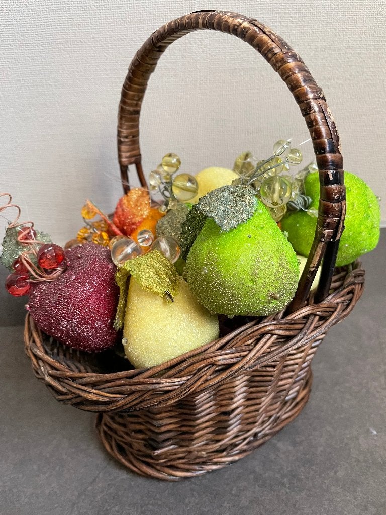 decoratie - fruit in mandje, Verzenden, Nieuw