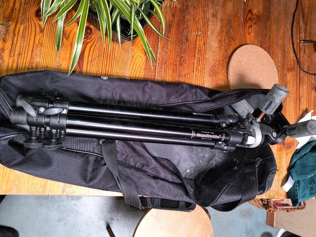 Manfrotto 190B/KF08, TV, Hi-fi & Vidéo, Photo | Trépieds & Rotules, Enlèvement, Comme neuf, Trépied, Manfrotto
