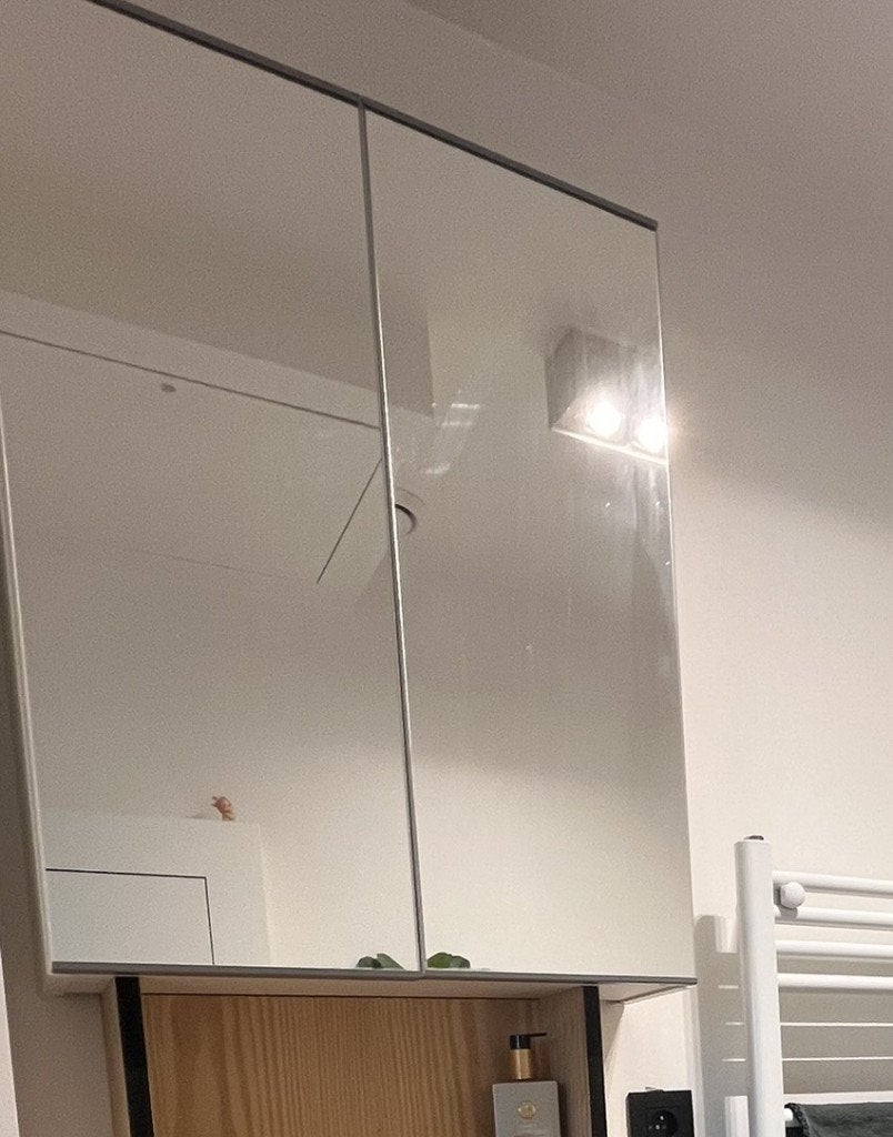 Spiegelkast, Ophalen, 50 tot 100 cm, Minder dan 25 cm, Minder dan 100 cm