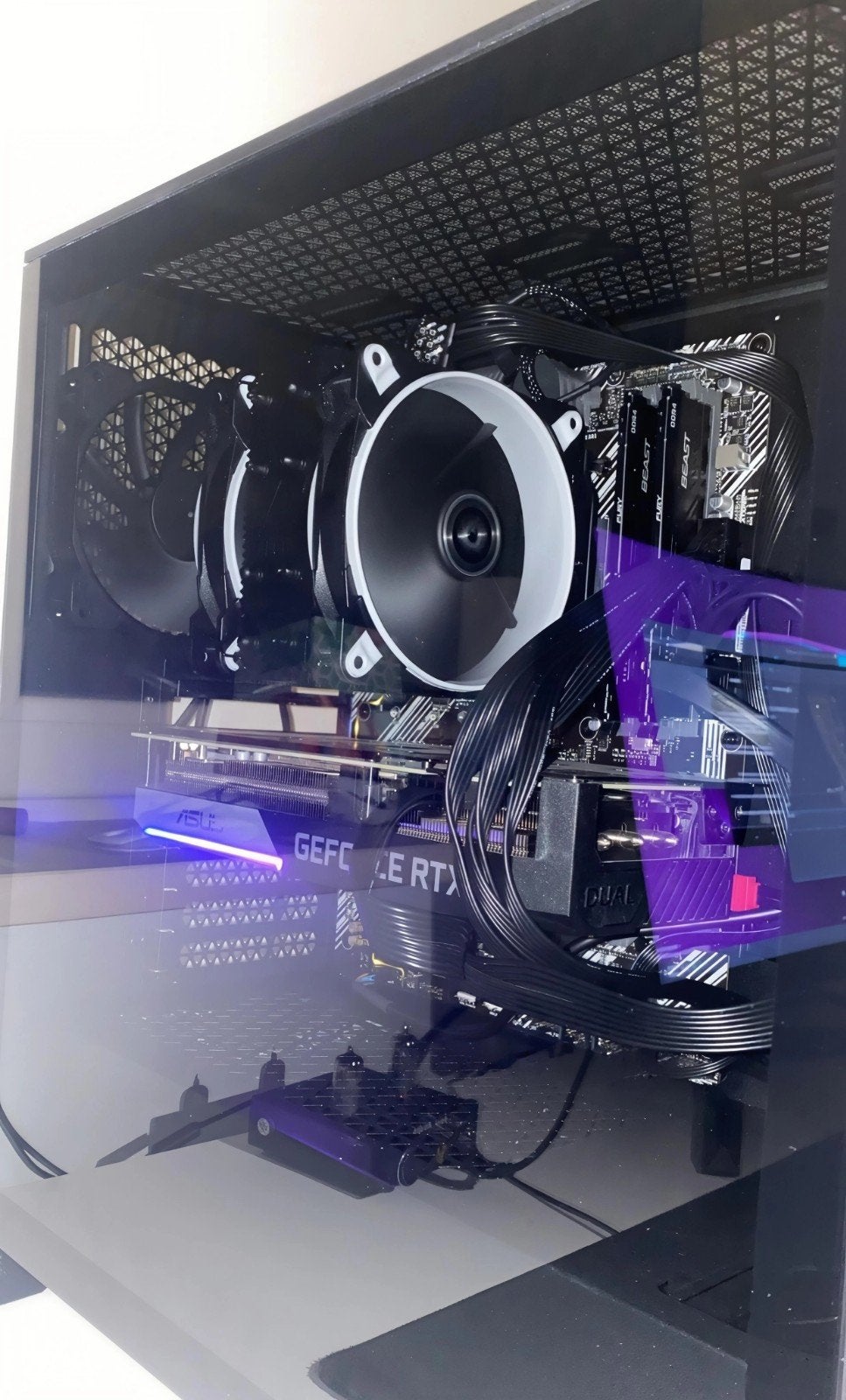 RTX 3060 Ti 8GB OC (Dual fan Asus), Computers en Software, Ophalen, GDDR6, PCI-Express 4, Zo goed als nieuw