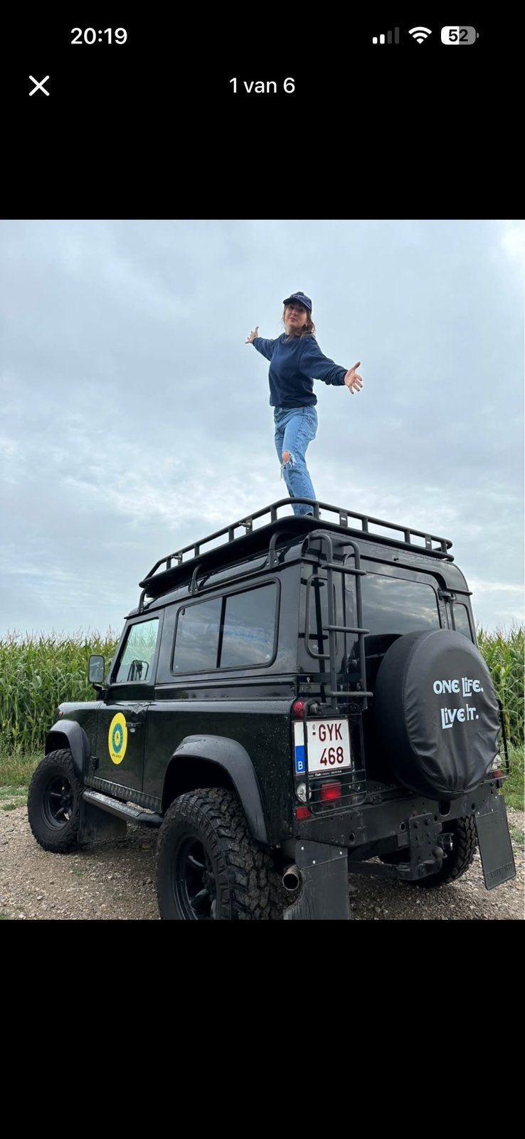 Safety Devices Expedition Roof Rack LR Def 90 met trespa, Auto diversen, Ophalen, Gebruikt
