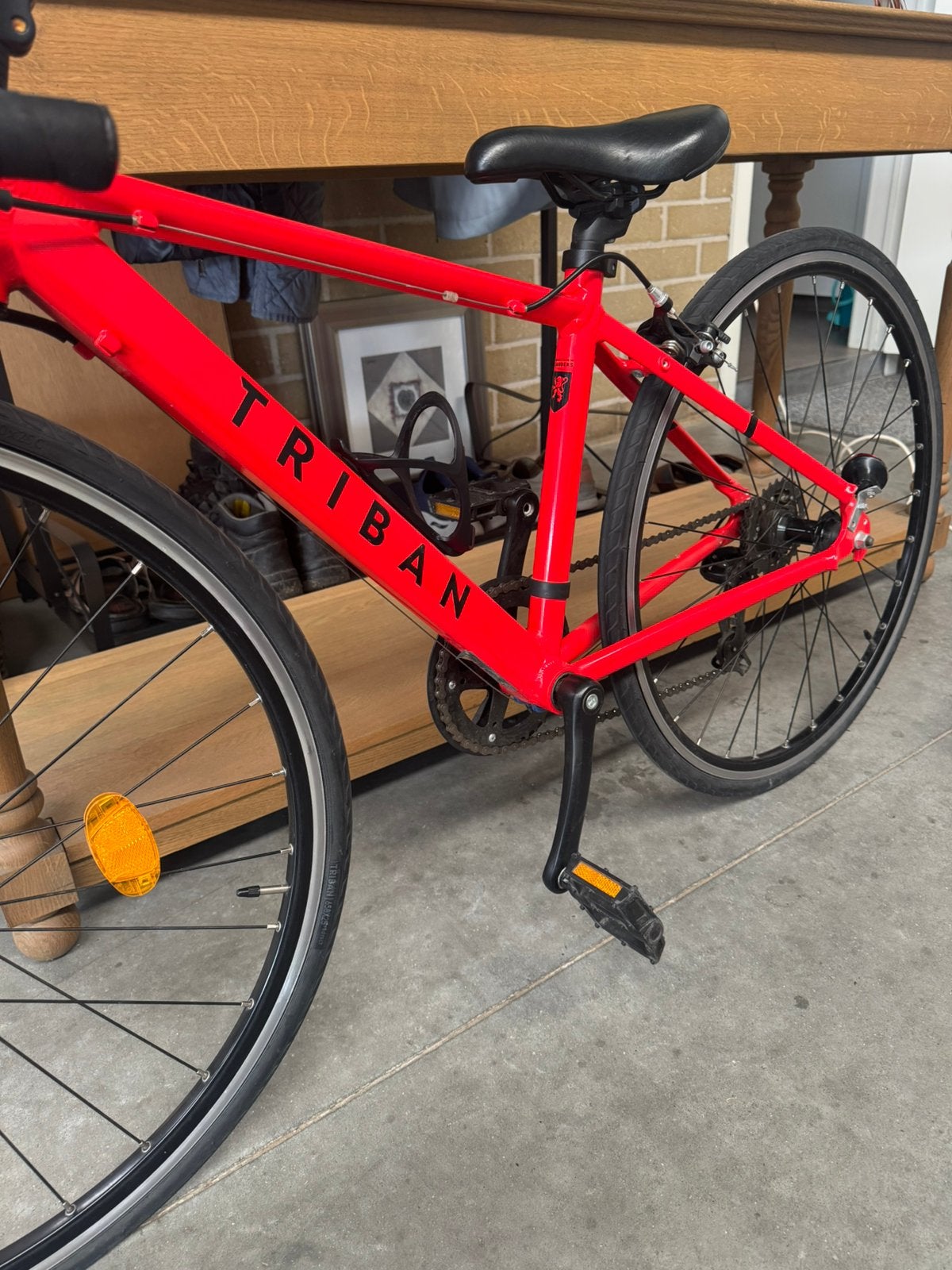 Triban koersfiets voor een 10/12 jarige!, Fietsen en Brommers, Ophalen, Zo goed als nieuw