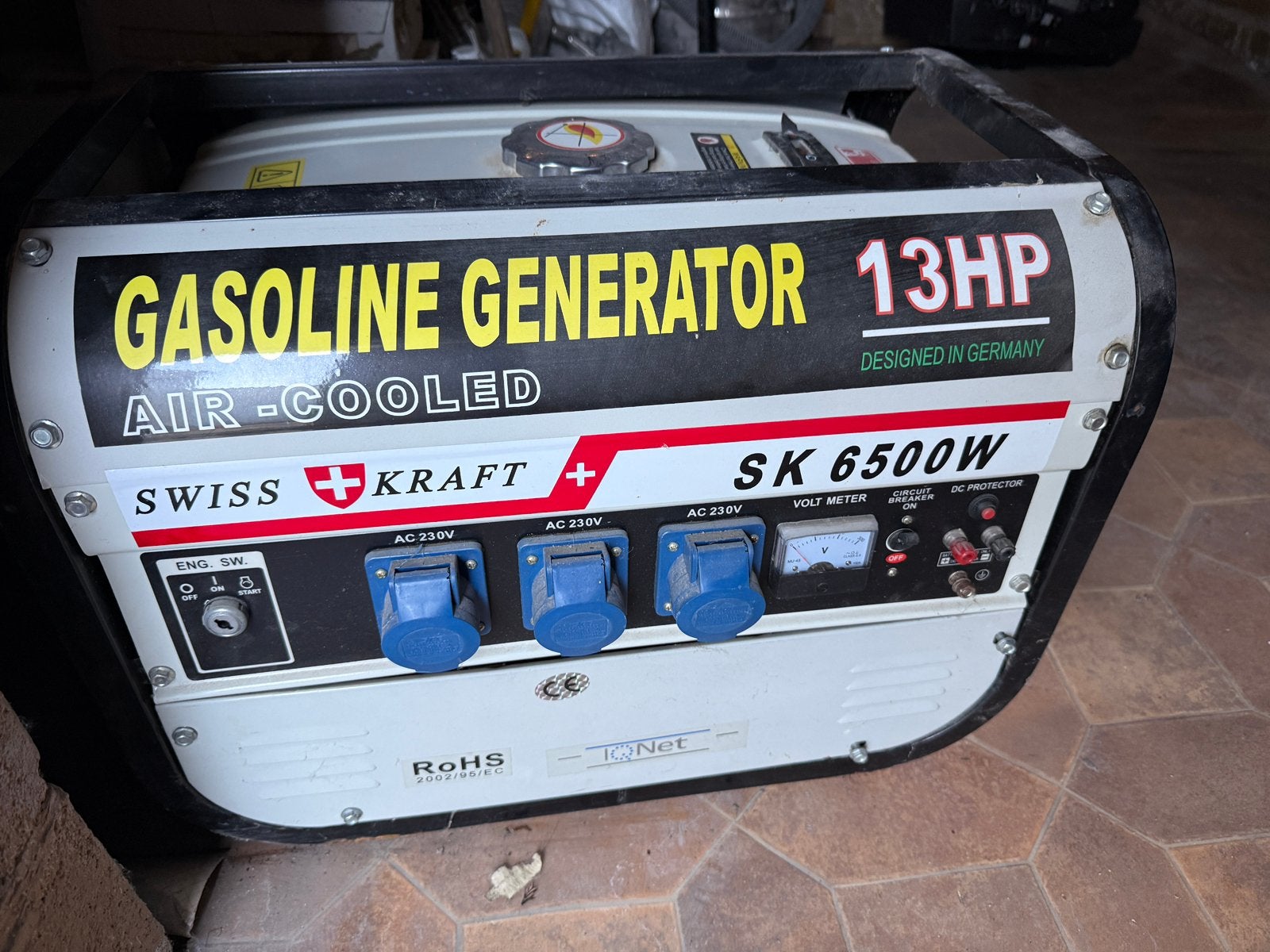 Stroomgenerator, Doe-het-zelf en Bouw, Ophalen, Nieuw, Benzine