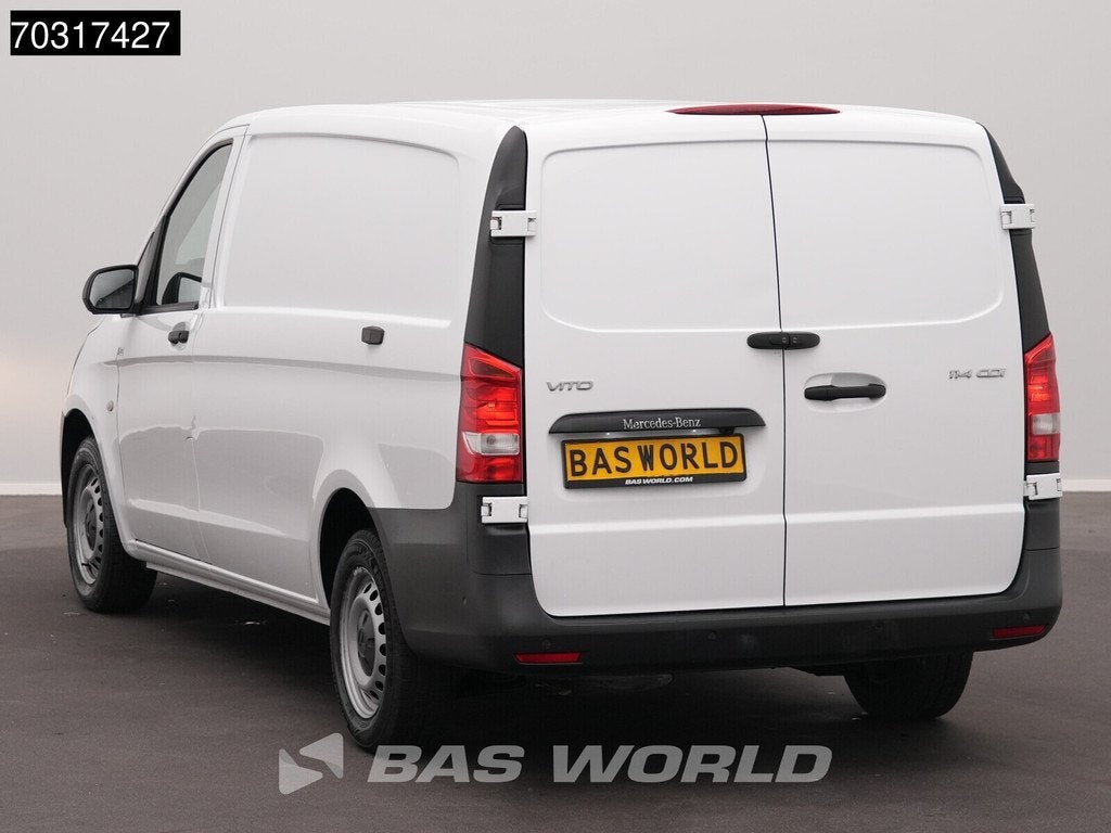 Mercedes Vito 114 Automaat L2H1 Airco Cruise Camera Parkeers, Autos, Camionnettes & Utilitaires, Achat, Euro 6, Entreprise, 3 places