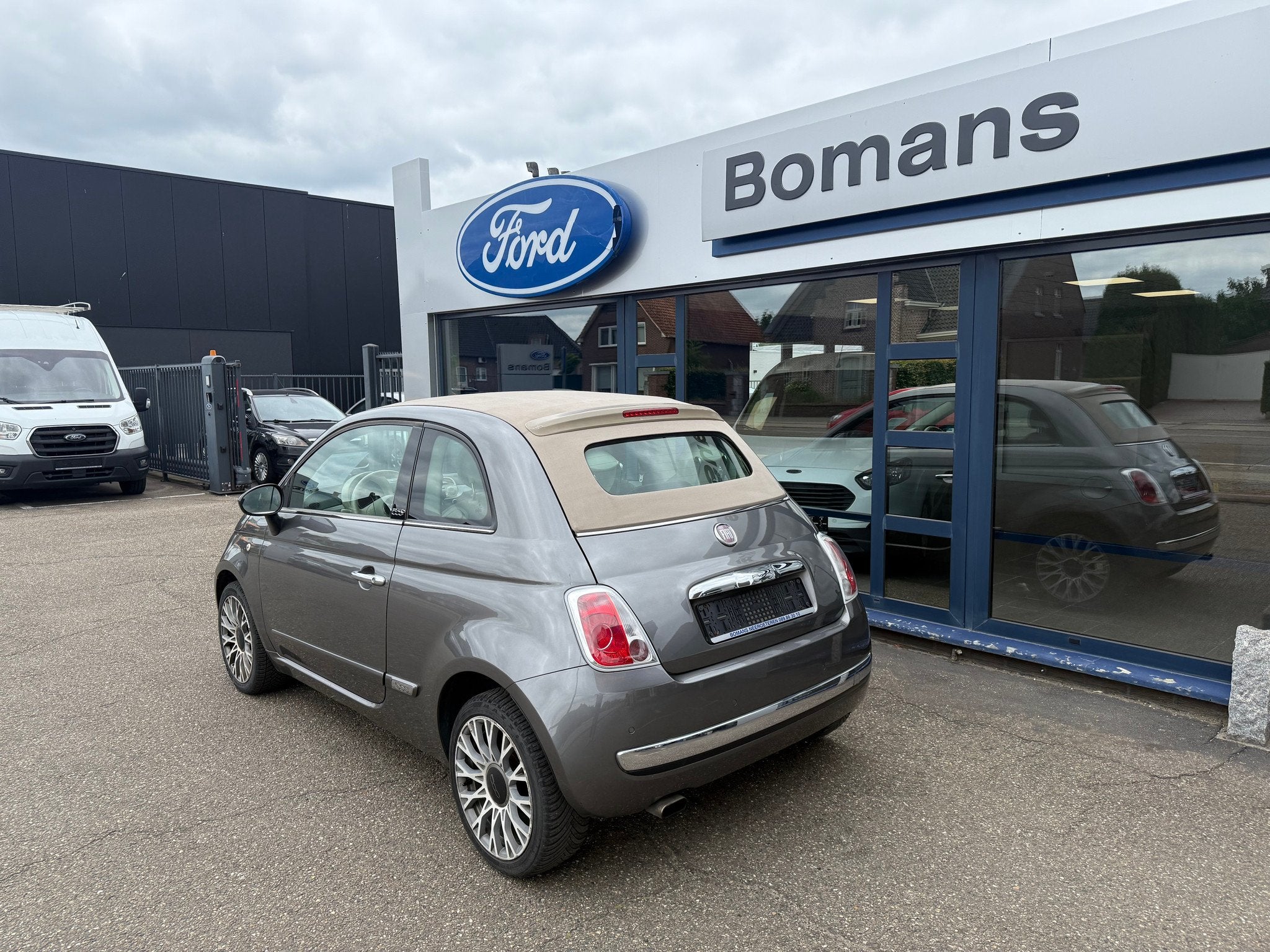 Fiat 500 Cabrio 0.9I Twinair 86PK M5, Autos, Fiat, Cuir, Euro 5, Achat, 63 kW