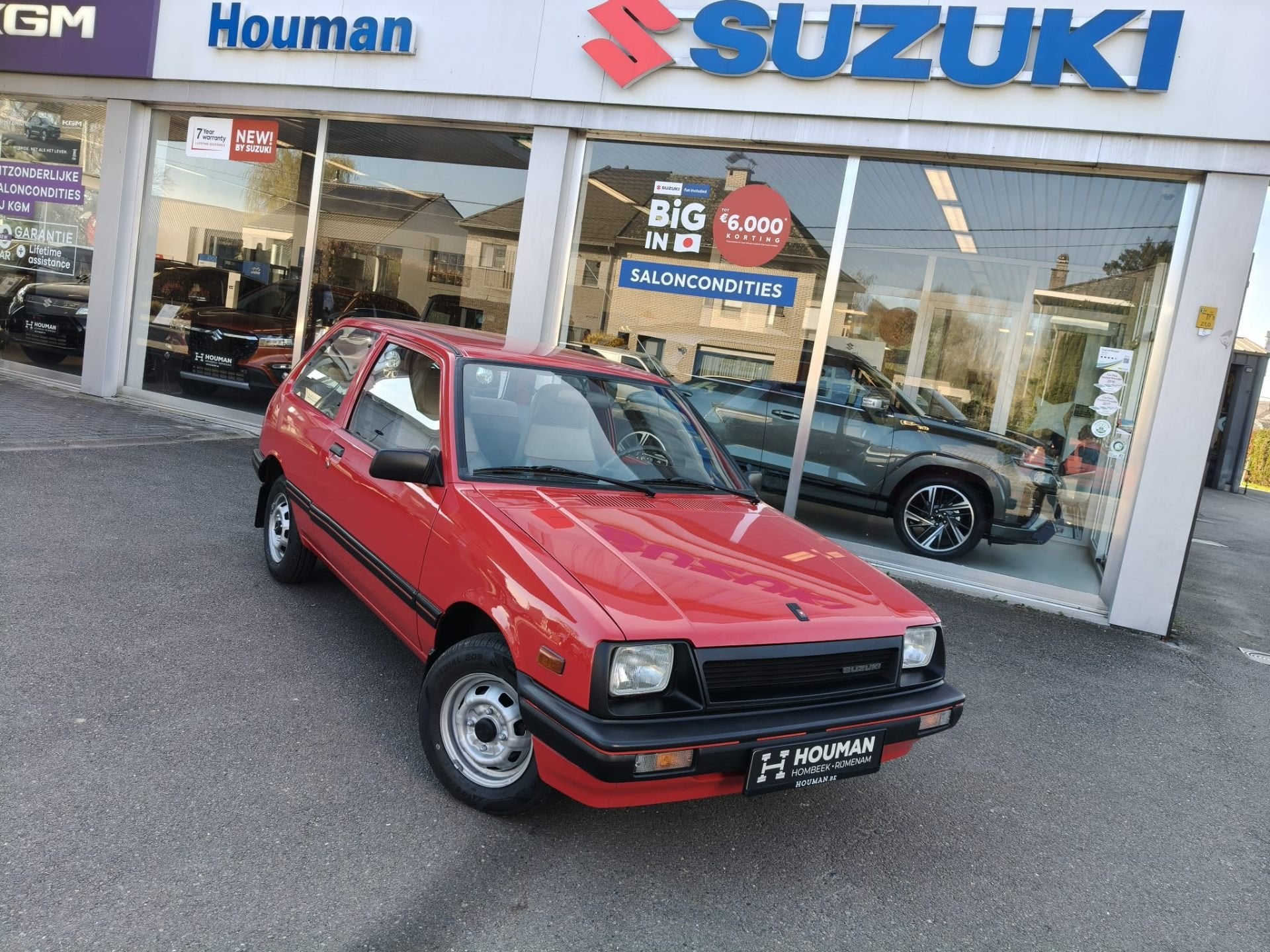 Suzuki Swift (bj 1985, automaat), Automaat, 50 pk, 993 cc, https://public.car-pass.be/vhr/07fae786-7132-4c1f-a634-2cc980bbf2d8