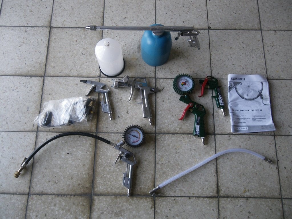 LUCHTDRUK SET, Doe-het-zelf en Bouw, Nieuw, Ophalen of Verzenden, Minder dan 200 liter/min, Minder dan 6 bar