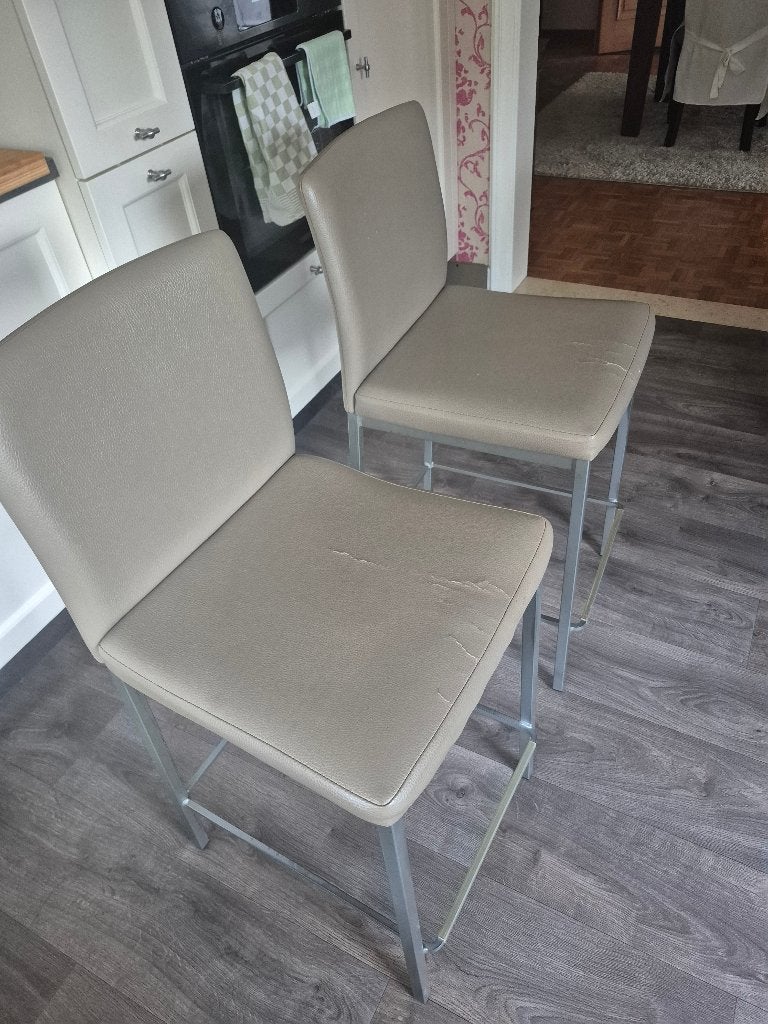 Barstoel, Huis en Inrichting, Ophalen, Gebruikt, Met voetsteun, 60 tot 90 cm