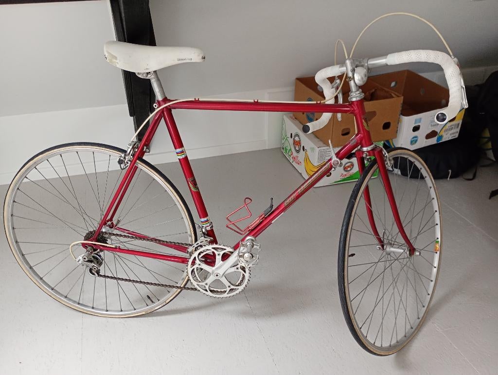 Koersfiets vintage  1985 geen Wattsap !!, 51 à 55 cm, Enlèvement