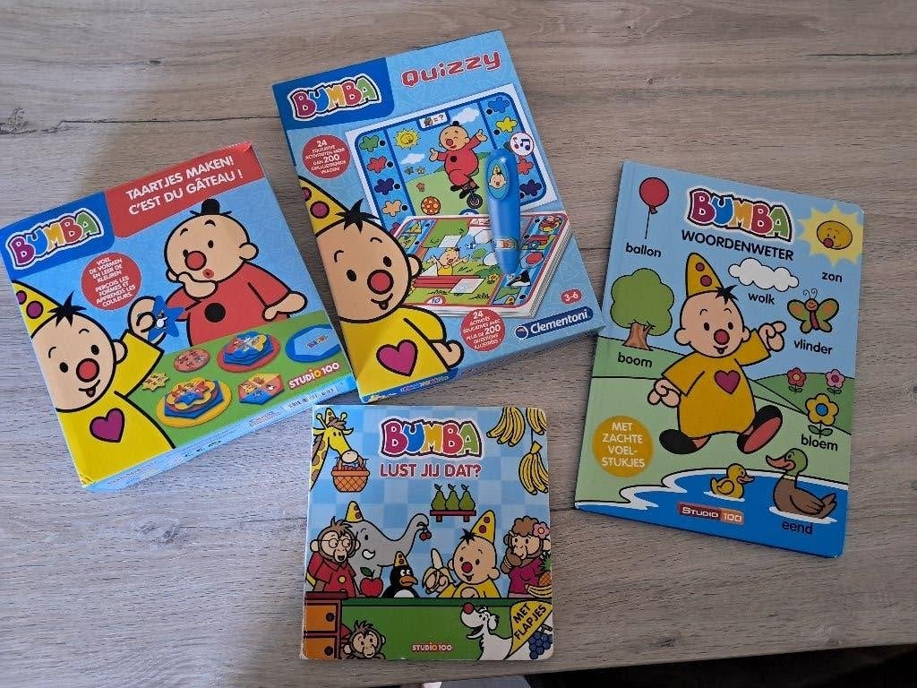 Pakket Bumba spelletjes en boeken, Ophalen, Zo goed als nieuw, Speelkleed