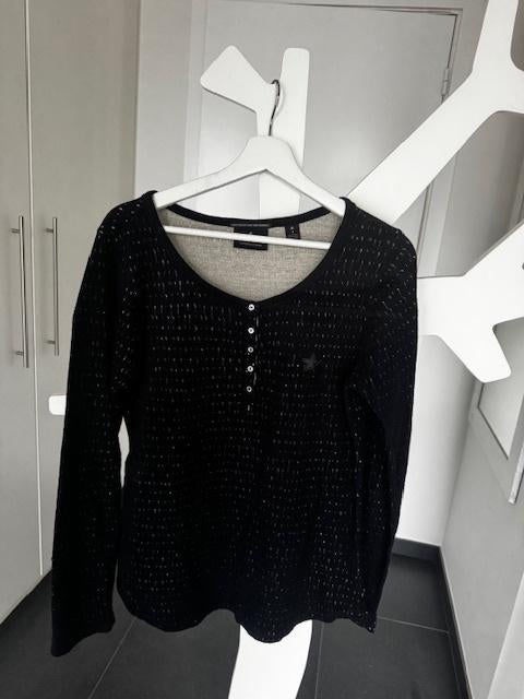 zwart shirt - trui Maison Scotch maat L, Kleding | Dames, Maison scotch, Zwart, Maat 42/44 (L), Ophalen of Verzenden