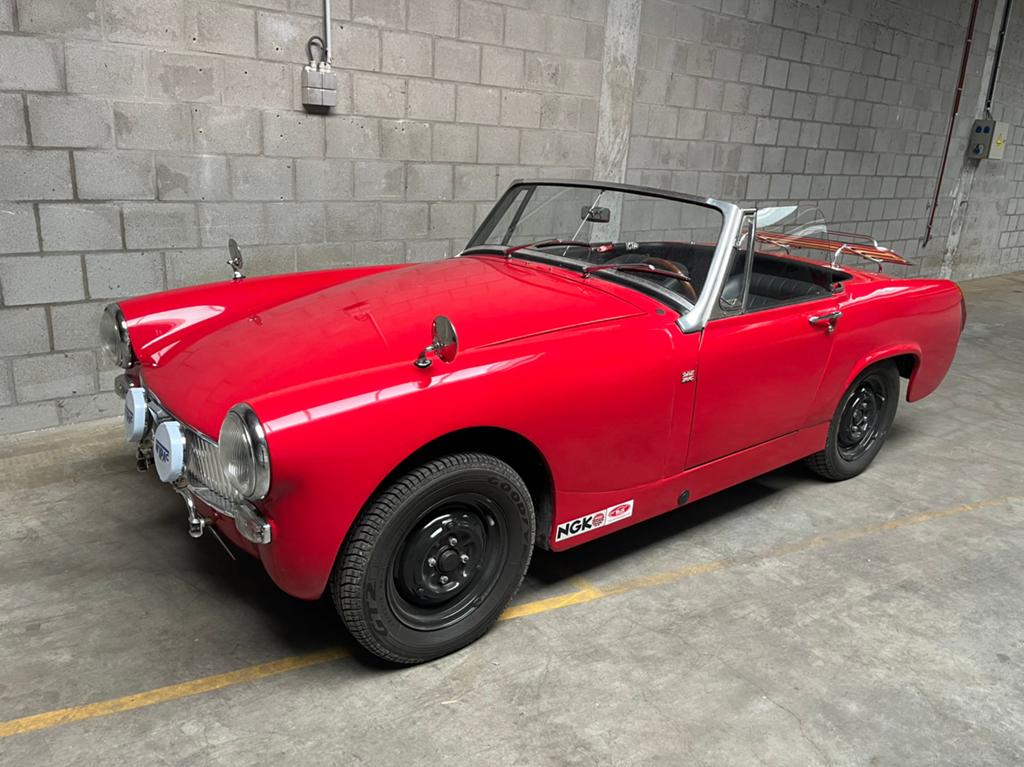 MG Midget MK2 – 1965 – Volledig gerestaureerd – Rally Spec, Auto's, Oldtimers, Particulier, USB, MG, Cabriolet, Zwart, Achterwielaandrijving
