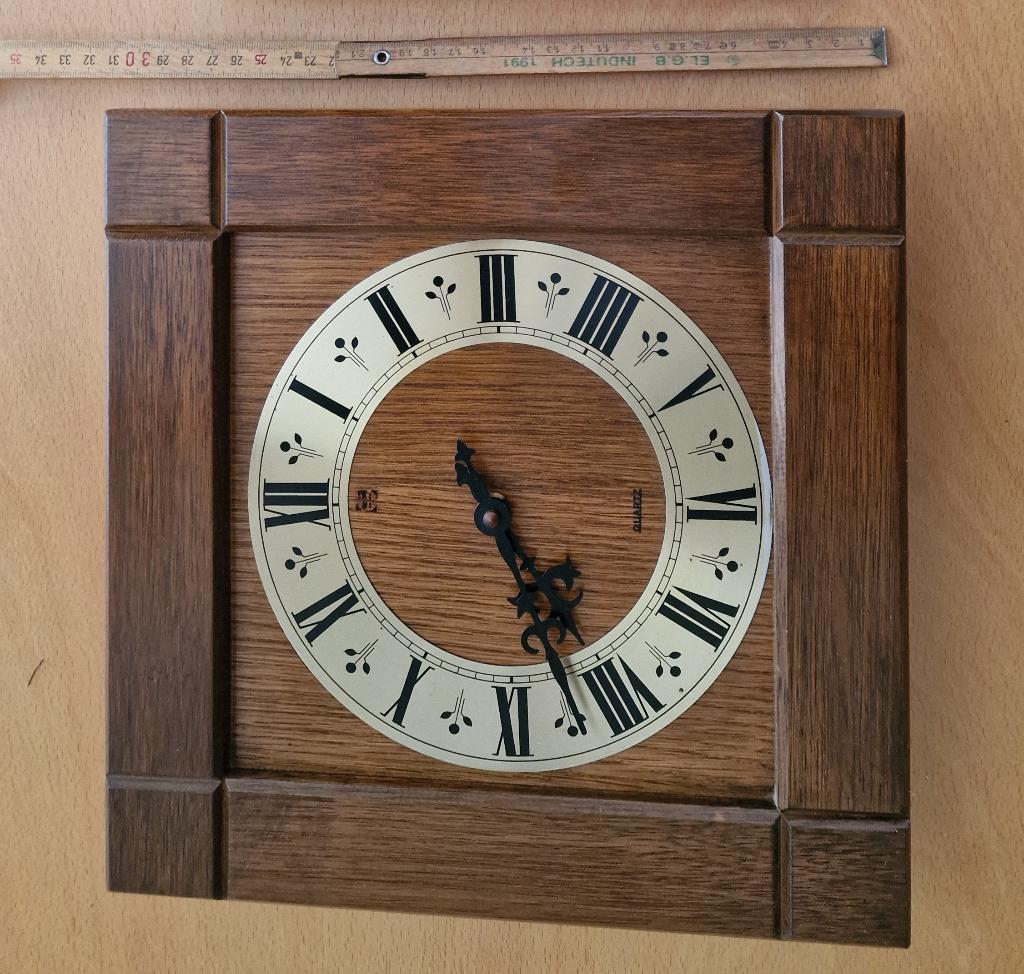 Quarz antieken klok (wandklok), Enlèvement, Comme neuf, Horloge murale