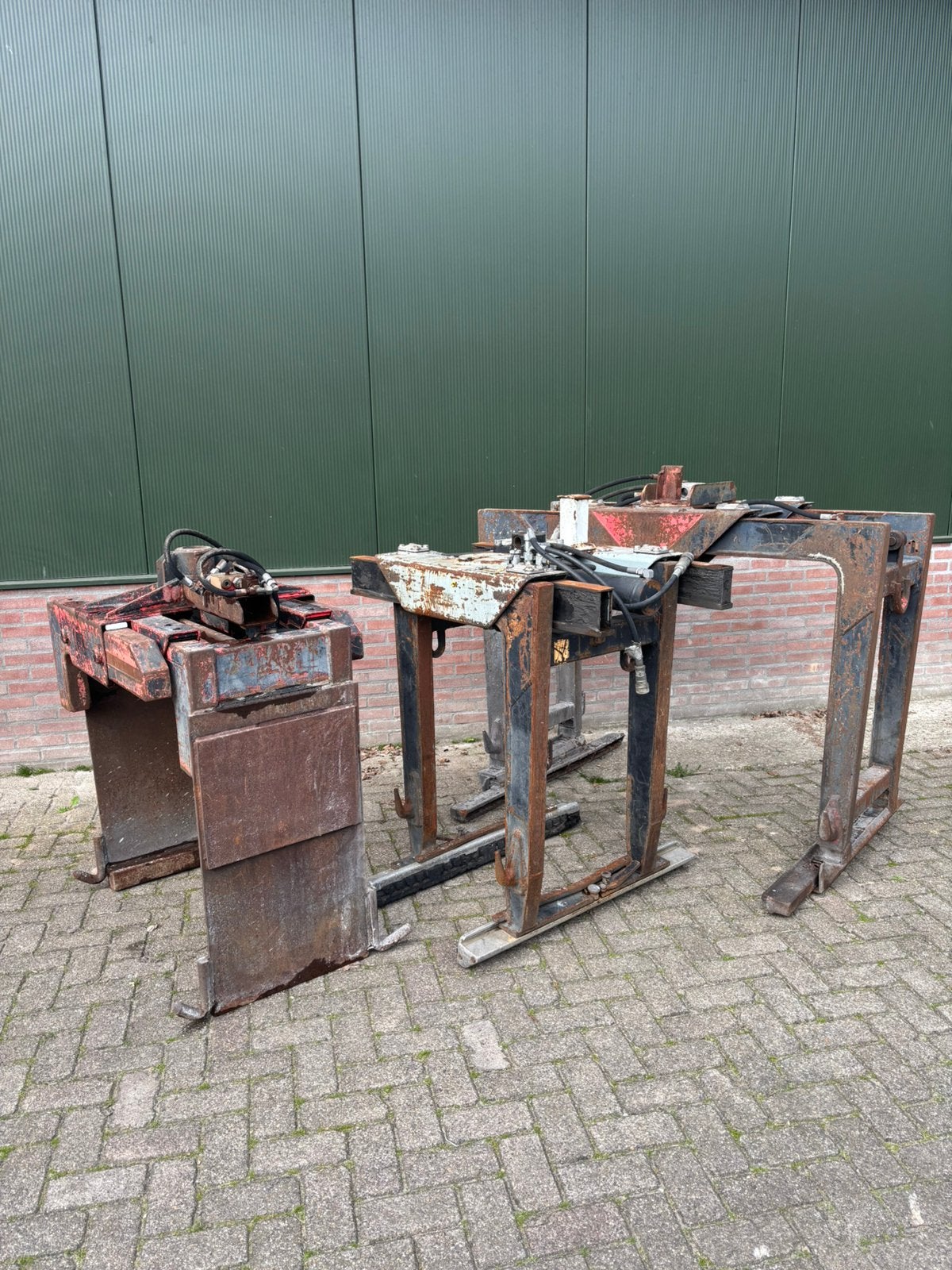 Steenklem palletklem Kinshofer, Ophalen