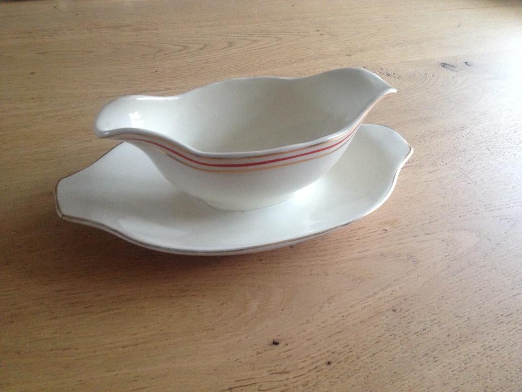 Bol à sauce - Saucière - Casserole Boch doré et rouge, Enlèvement ou Envoi