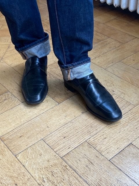 Chaussures de Smoking, Envoi, Comme neuf, Noir, Chaussures