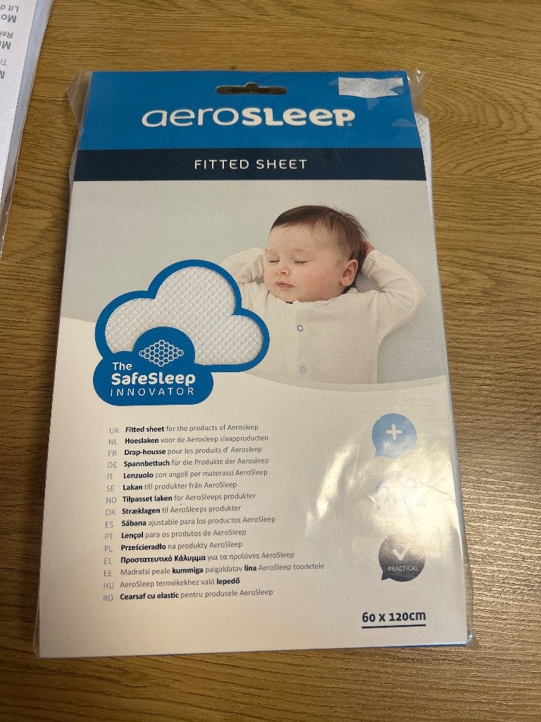 Airosleep hoeslaken, Kinderen en Baby's, Ophalen, Hoeslaken of Sloop, Nieuw, Aerosleep