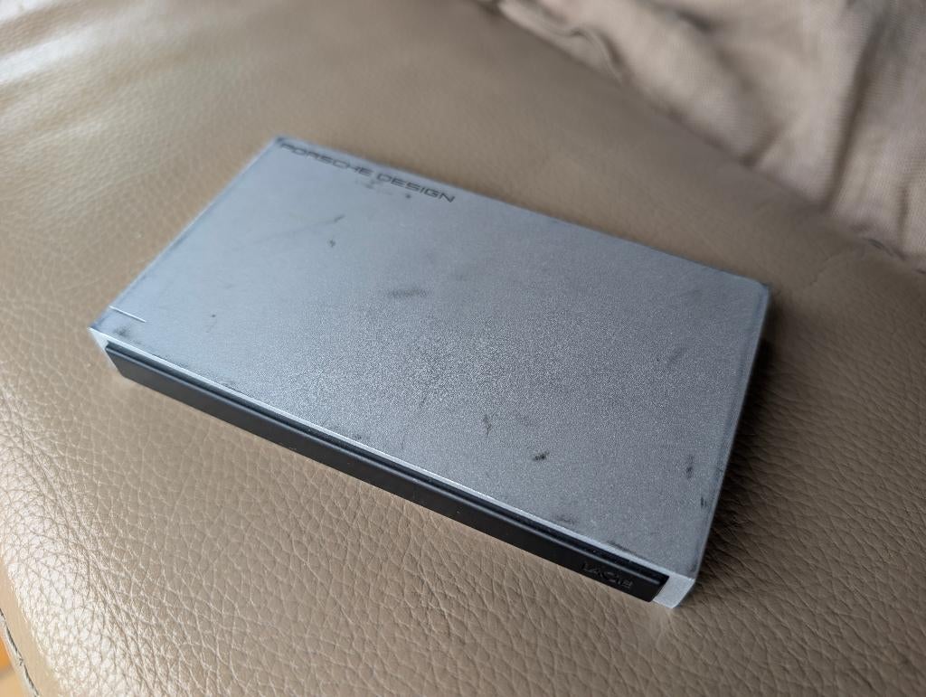 Disque dur externe LaCie Porsche Design 1 TB, Informatique & Logiciels, Disques durs, Enlèvement ou Envoi, LaCie, HDD, Externe