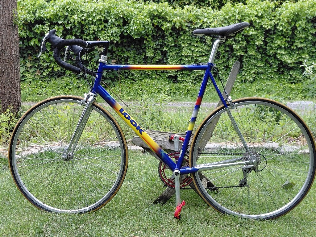 Vélo de course vintage Look - Cadre acier columbus, Autres marques, Frein sur jante, 57 à 61 cm, Enlèvement