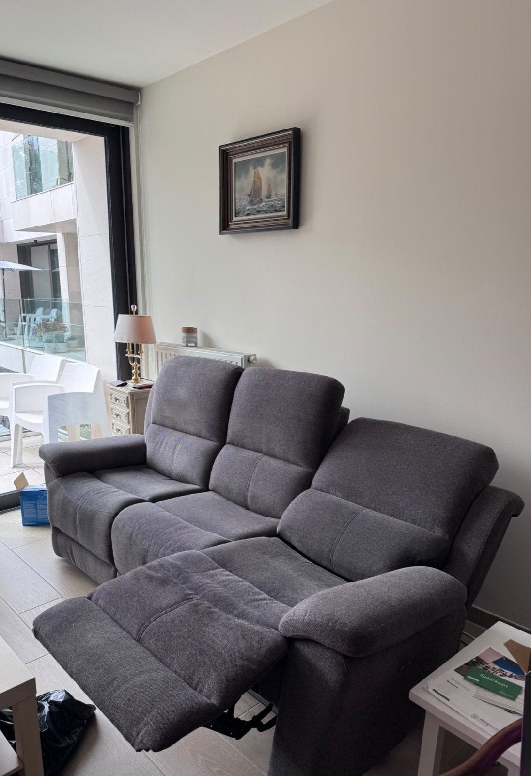 relax zetel antraciet gratis, Huis en Inrichting, Ophalen, Gebruikt
