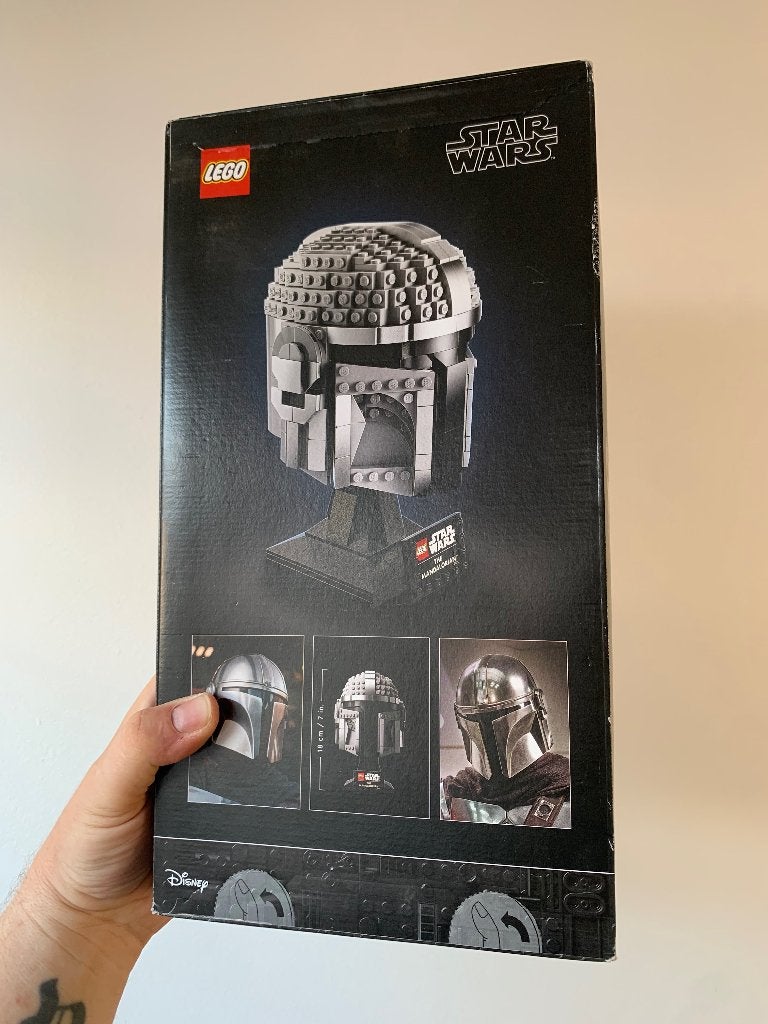 Lego Mandalorian helm, Ophalen, Nieuw, Beeldje of Buste