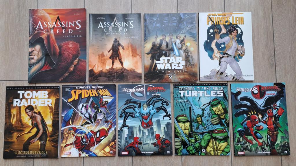Lot: Star wars/Assassin's creed/spider man/tomb raider .., Ophalen of Verzenden, Zo goed als nieuw