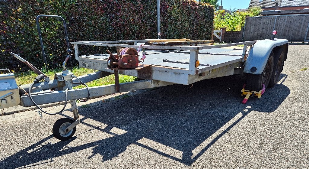 Auto trailer Anssems 2000kg, Ophalen, Gebruikt
