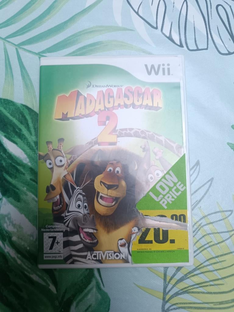Madagascar 2 Escapade en Afrique - Wii, 1 joueur, Enlèvement, Comme neuf