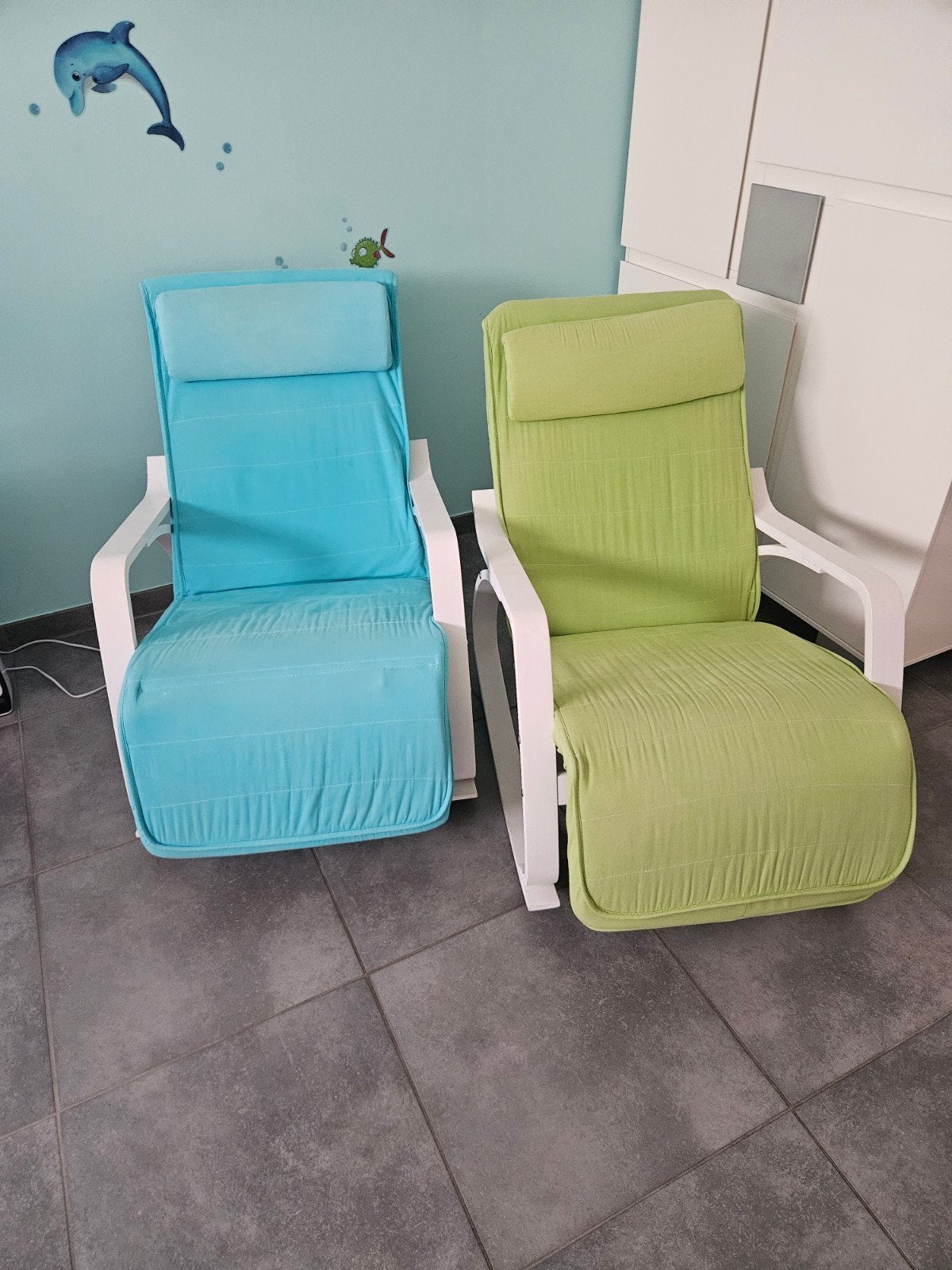 Set van 2 schommelstoelen, Huis en Inrichting, Ophalen