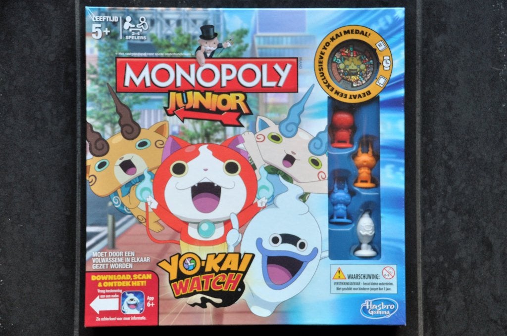 Monopoly Junior Yo-Kai Watch 5+ NIEUW, Cinq joueurs ou plus, Enlèvement ou Envoi, Neuf, HASBRO