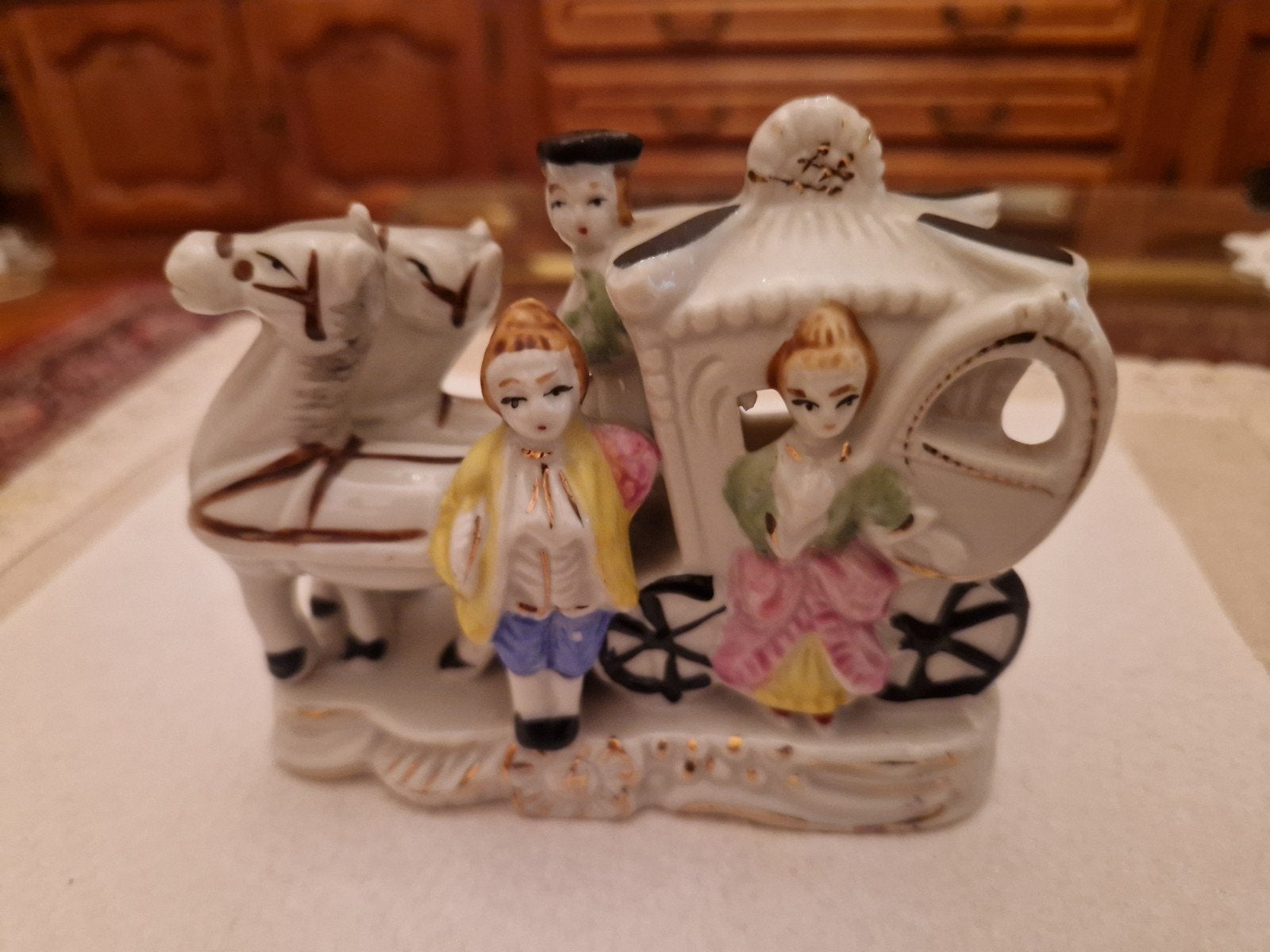 Figurine Porcelaine Vintage, Enlèvement, Comme neuf