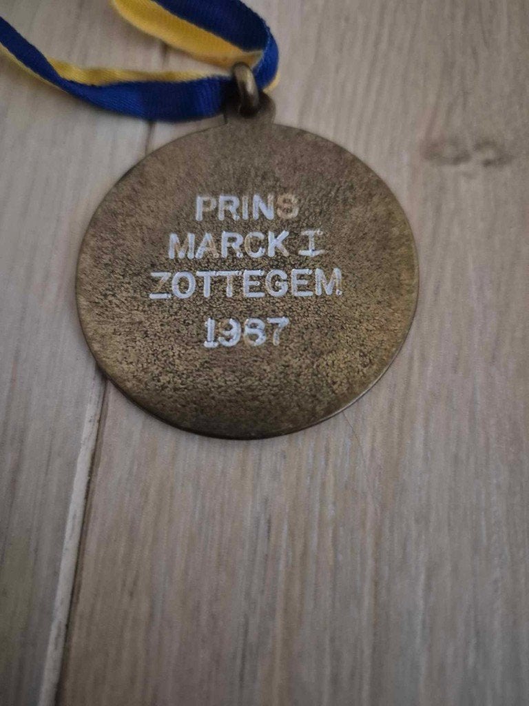 Carnaval medaille Zottegem Prins Marck I 1987, Enlèvement ou Envoi