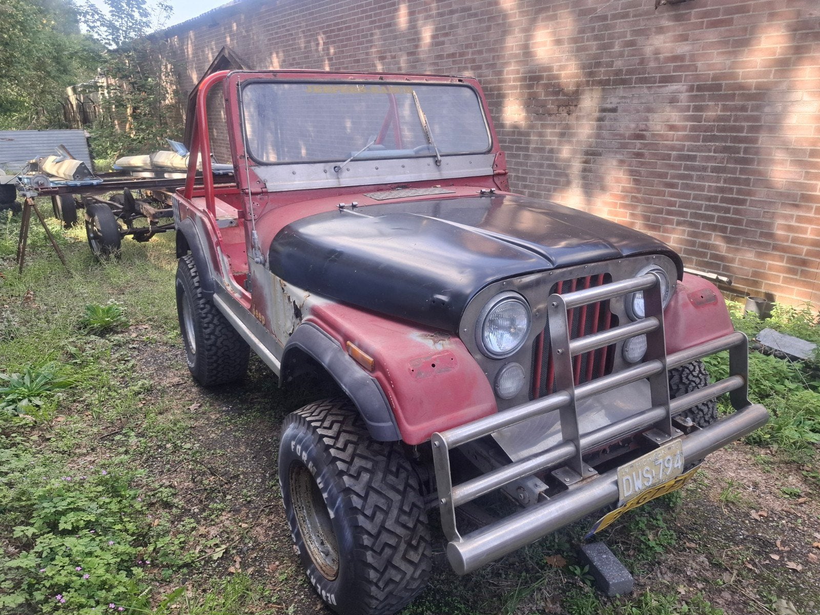 jeep cj 5  orgineel v8, Achat, 4900 cm³, Bleu, 96 kW