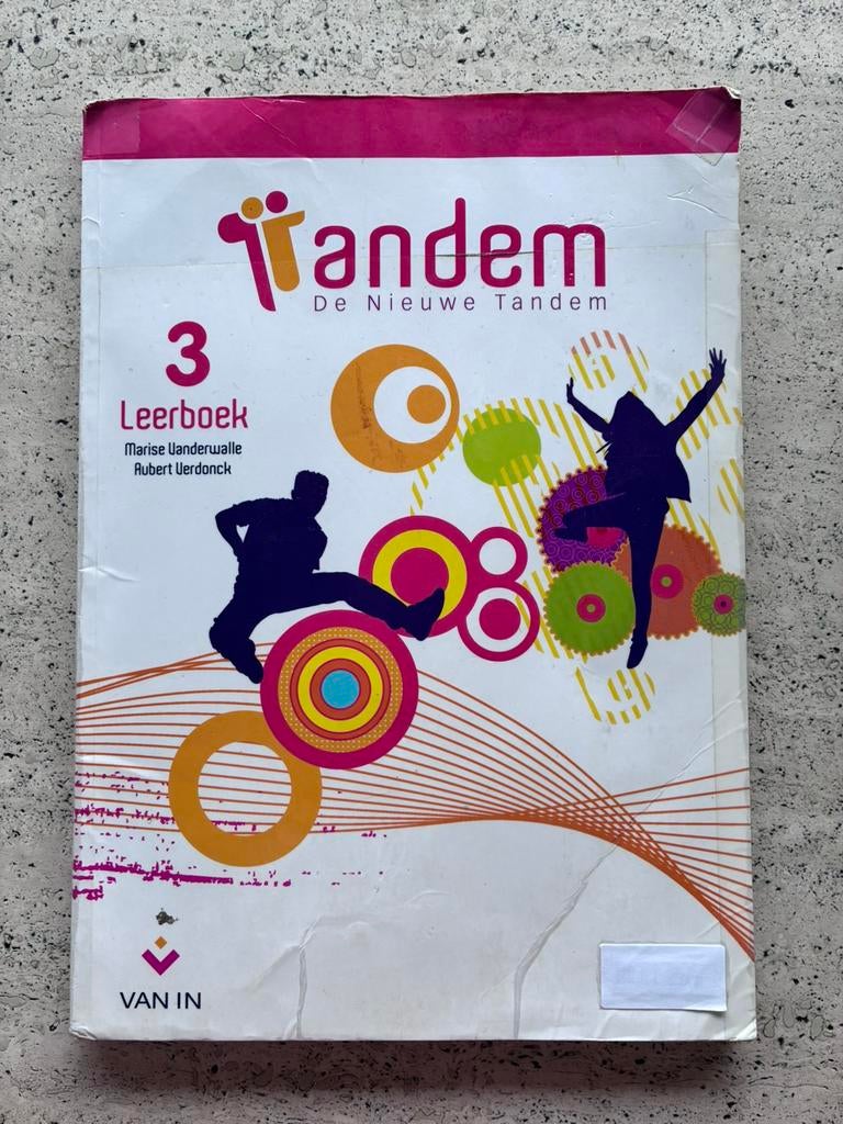 Leerboek 3 de nieuwe tandem Van In, Livres, Enlèvement ou Envoi, Néerlandais