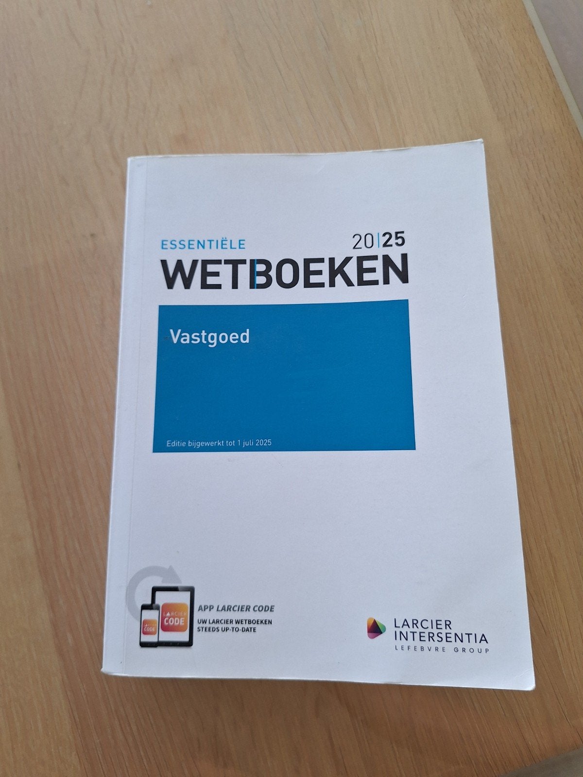 Wetboek Vastgoed - 2025 wetboeken, Ophalen of Verzenden