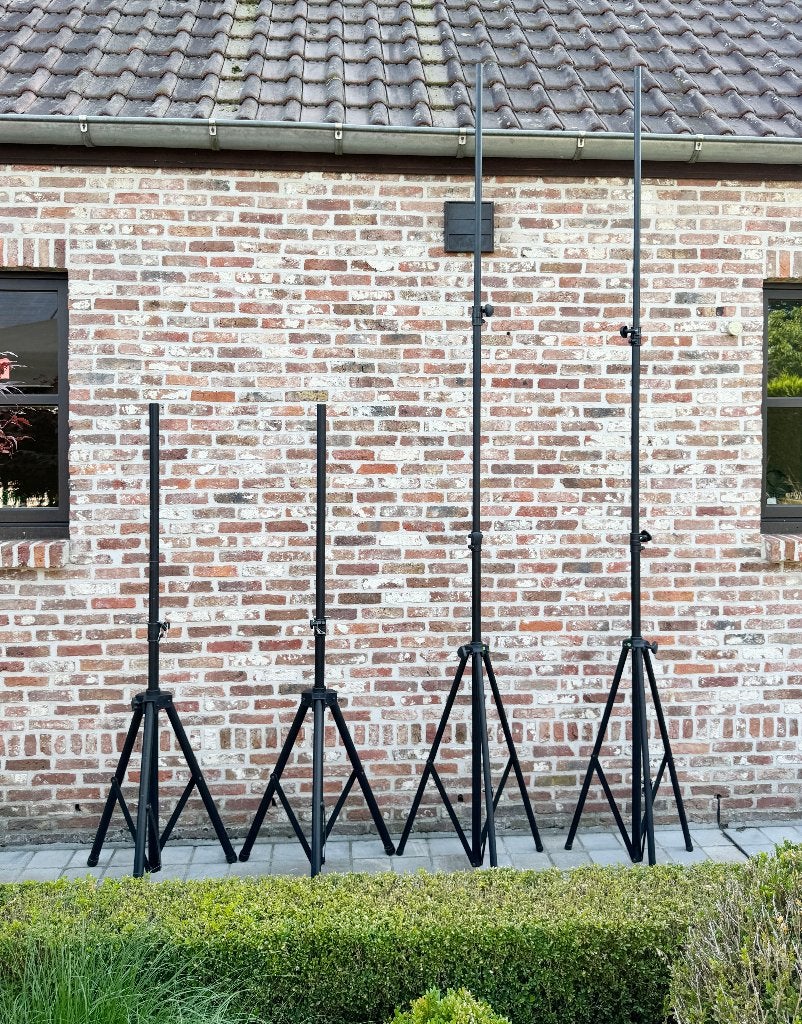 4x Licht / Luidsprekerstatief, Musique & Instruments, Pieds, Enlèvement