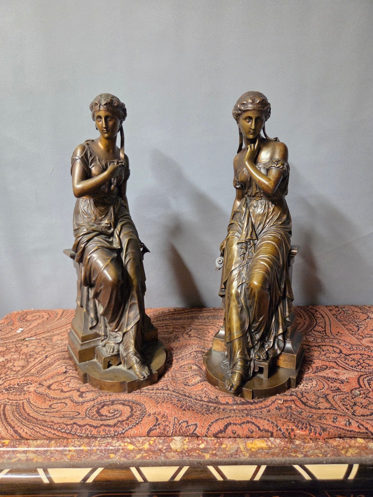 gezocht antieke bronzen of marmeren beelden en inboedels, Ophalen