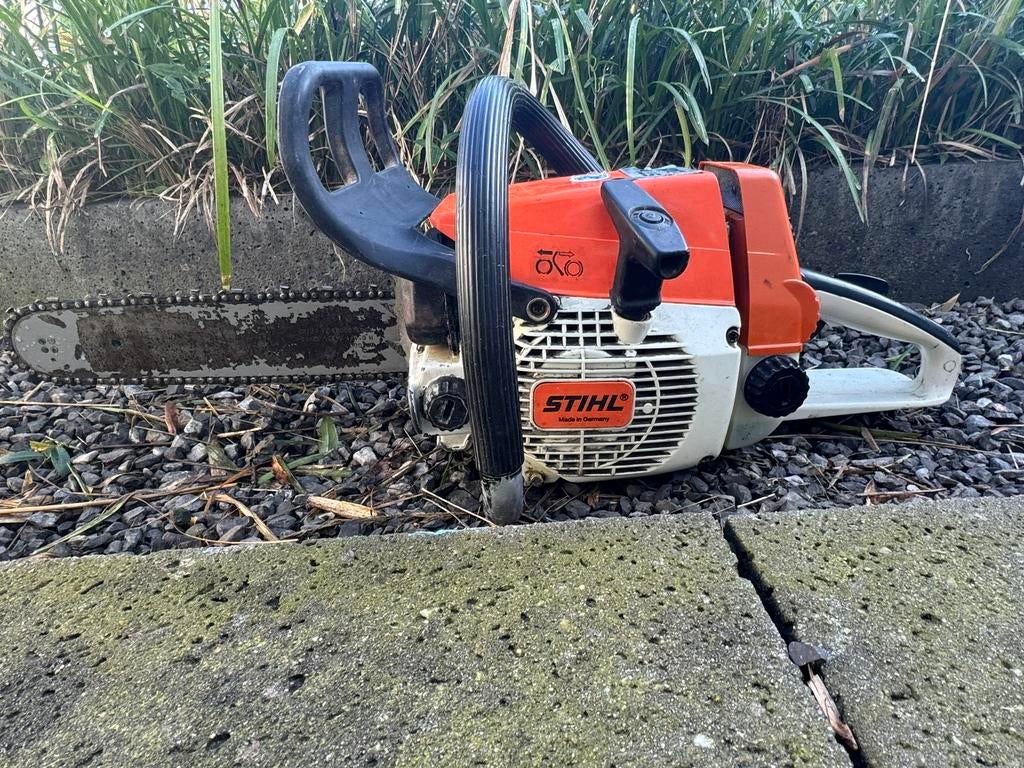 Stihl 026 kettingzaag met 38 cm blad, professioneel model, Tuin en Terras, Ophalen, Zo goed als nieuw