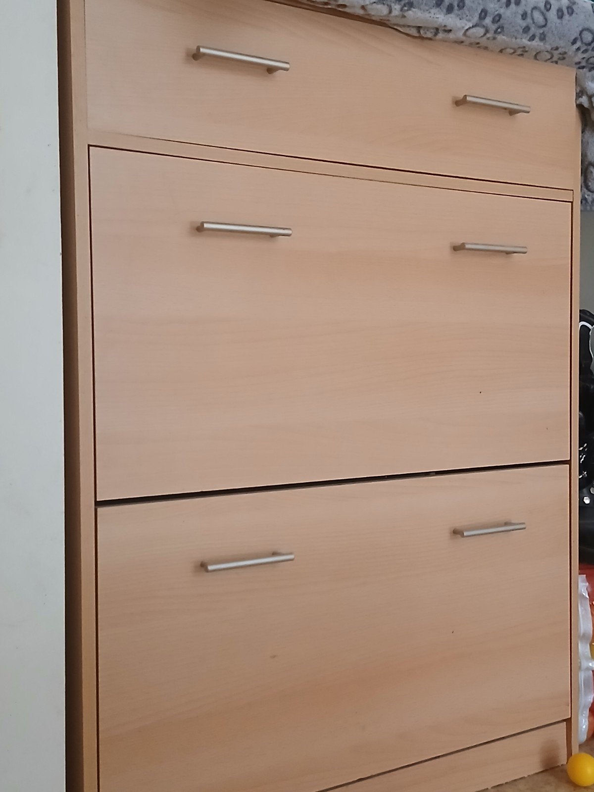 Schoenkast 2 lagen 1 gewone schuif, Huis en Inrichting, Kasten | Schoenenkasten, Ophalen, Gebruikt