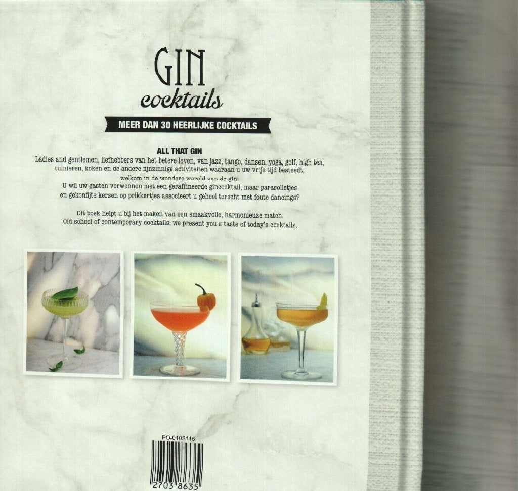 Gin cocktails meer dan 30 heerlijke cocktails Njam, Boeken, Kookboeken, Ophalen of Verzenden, Zo goed als nieuw