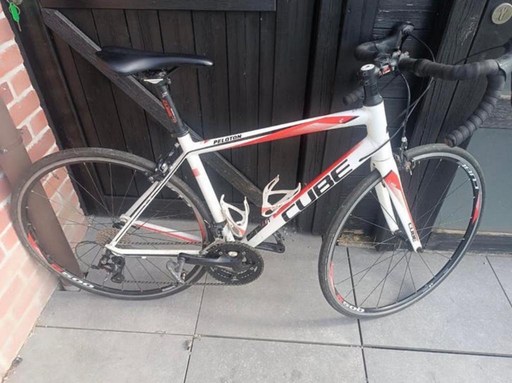 Cube peloton koersfiets, Fietsen en Brommers, 28 inch, Gebruikt, Aluminium, 49 tot 53 cm