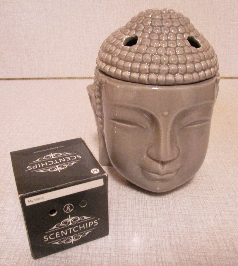 scentchips Boeddha hoofd waxbrander – geurbrander, Ophalen of Verzenden