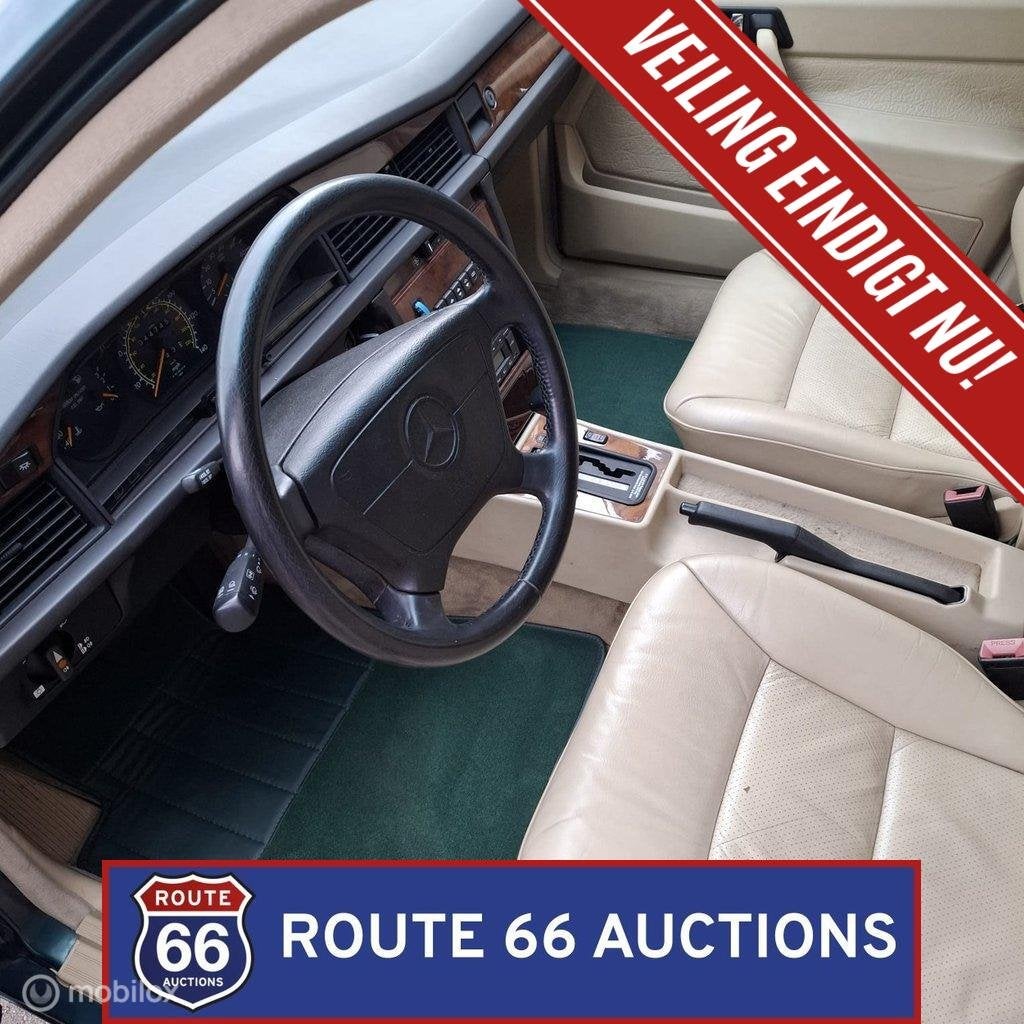Mercedes-Benz 190 E 2.3 Limited Edition | 1993 | Route 66 Au, Auto's, Zwart, Mercedes-Benz, Bedrijf, Handgeschakeld