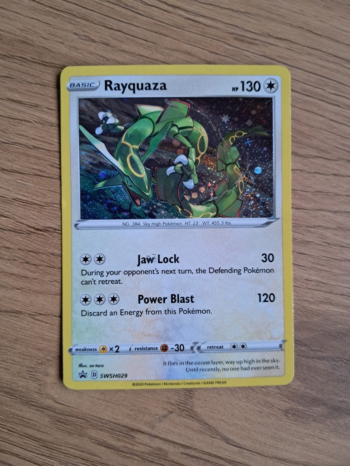 Rayquaza SWSH029 promo, Ophalen of Verzenden