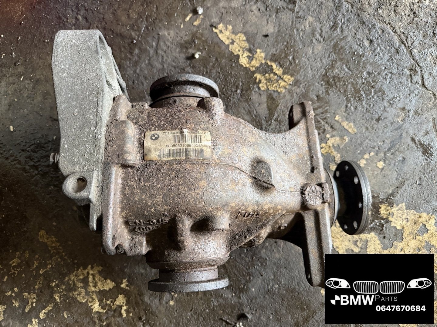 Differentieel 3.64 Bmw 116i E81 E87 316i E90 E91 751992502, -, Origine de la pièce connue, Utilisé, -
