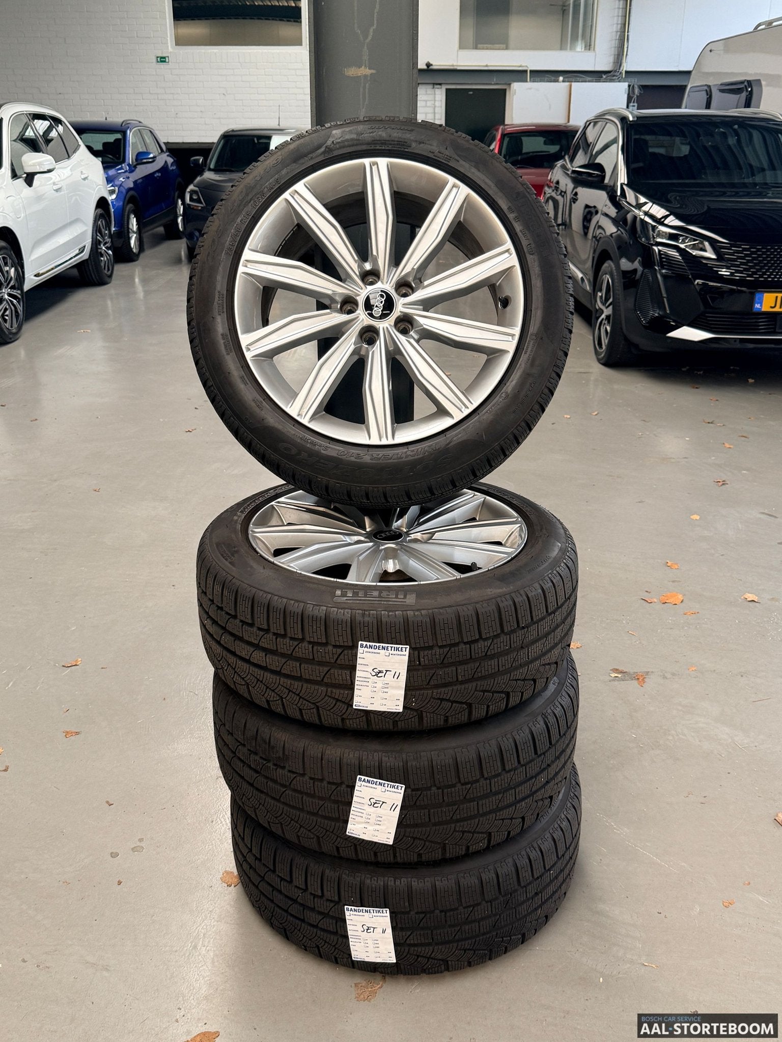 Winterbandenset op lichtmetalen velgen voor Audi A6 Allroad, Auto-onderdelen, Gebruikt, -, -, Banden en Velgen