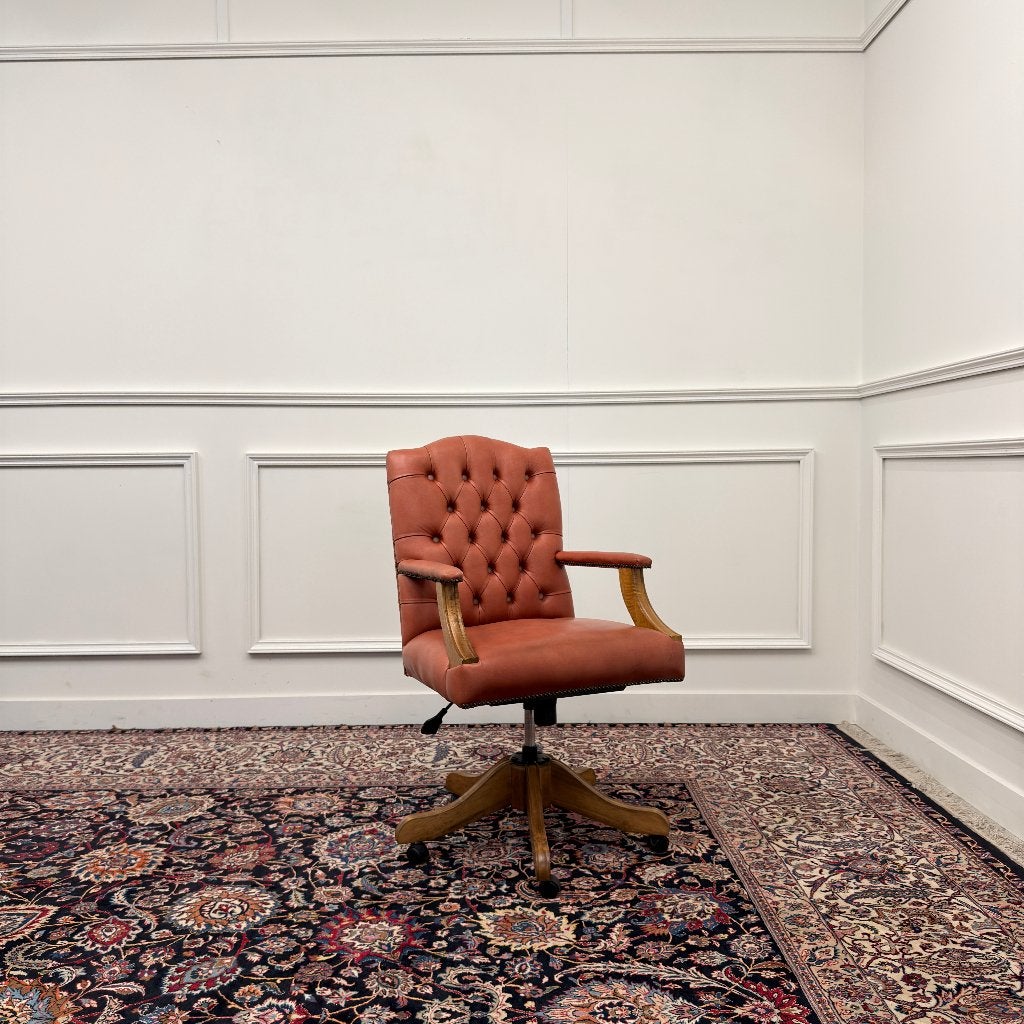 Klassiek Engels Chesterfield Bureaustoel, Enlèvement