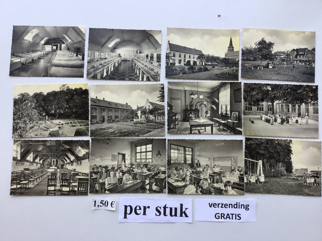 12 postkaarten Zonnehuis St-Camillus in Sint-Andries Brugge, Enlèvement ou Envoi, 1940 à 1960, Non affranchie, Flandre Occidentale