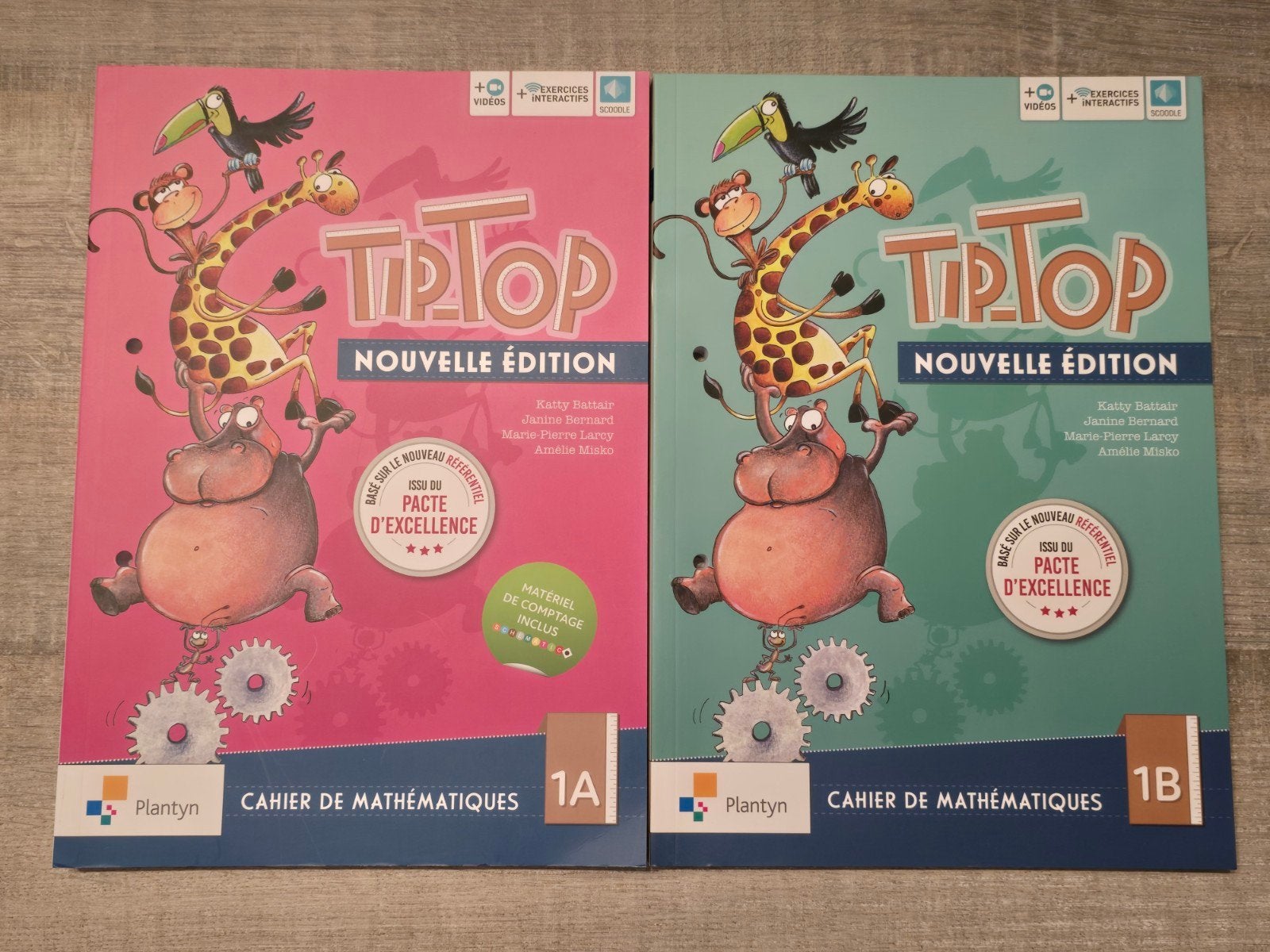 livres manuels scolaires Mathématiques Tip-Top 1A et 1B neuf, Livres, Enlèvement ou Envoi
